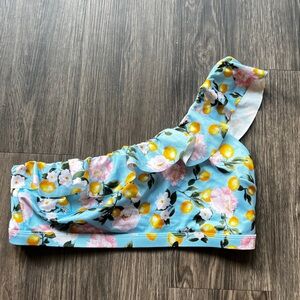 Blue Lemon Bikini Top